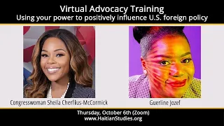 Virtual Advocacy Training – Using your power to positively influence U.S. foreign policy