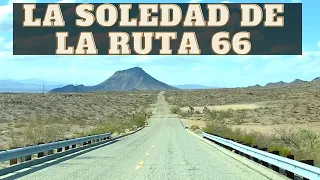 Atravieso el camino abandonado de la ruta 66