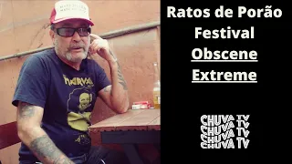 Jão Ratos de Porão Conta como é tocar no Festival Obscene Extreme