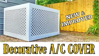 How to Make An Outdoor Air Conditioner Cover | The “Right Way” This Time