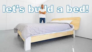 DIY MID CENTURY MODERN PLATFORM BED | Modern Builds