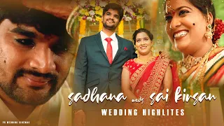 sadhana weds saikiran | wedding highlights | PR WEDDING CINEMAS