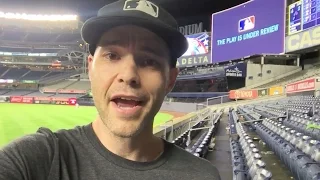 Yankee Stadium crazy-empty at 2:38am after a long rain delay