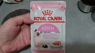 Обзор на Влажный корм от Royal Canin для Котят/Я в шоке .🙀