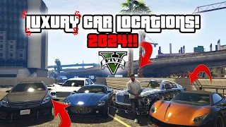 GTA V - Rare Luxury Car Locations 2024!! #gta5