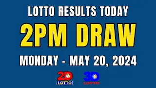 PCSO Lotto Result Today Live 2PM Draw May 20, 2024 (Monday) Ez2 | Swertres | Lotto