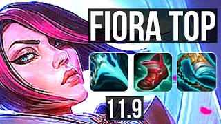 FIORA vs ORNN (TOP) | Rank 3 Fiora, 7 solo kills, Legendary, Rank 26 | BR Challenger | v11.9