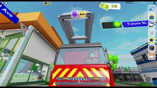 Robing a bank and no cops!!! Roblox Happy land!!!!