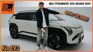 Kia EV3 im Test (2024) Weltpremiere des NEUEN SUV unter 30.000€!  Review | GT-Line | Preis | EV 3