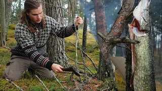 2 Day Island Bushcraft: Catch & Cook, Nordic Autumn, Relaxing at the Campfire