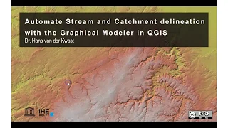 Automate Stream and Catchment Delineation in QGIS with the Graphical Modeler