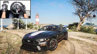 2021 Ford Mustang MACH 1 | GTA 5 | Logitech g29 - Most Realistic gameplay