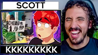 MEMES PARA ADOLESCENTES DODÓIS (ft. Tiba e Keller) - Scottonauta | Leozin REACT