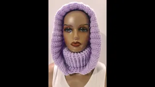 How to crochet a  Turtleneck Hoodie