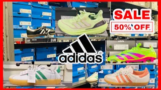 👟ADIDAS OUTLET 🌠 50% off Sale‼️SNEAKERS 👟🩵 SAMBA CLEATS RUNNING TRAINING SHOES