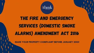 THINK TANK | SMOKE ALARM LEGISLATION