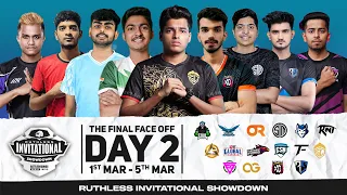 [HINDI] RUTHLESS INVITATIONAL SHOWDOWN| THE FINAL FACE-OFF | DAY 2| Ft. #SOUL #GODL #TSM #XO #BGMI