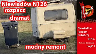 N126 Niewiadów, Predom. Remont przyczepki krok po kroku.