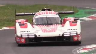 Porsche 963 LMDh Testing at Monza Circuit-V8 Twin-Turbocharged Sound!