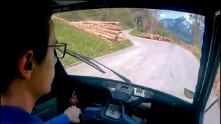 Ape 50 On Board - Ride in the mountains (for wood)