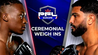 2023 PFL Europe Season   - Ceremonial Weigh In