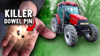 PTO Killer Dowel Pin Takes out Kevin's Case IH MX90C Tractor