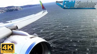 Microsoft Flight Simulator 2020 - MAXIMUM GRAPHICS - A320 - Stunning Approach Landing In Nice