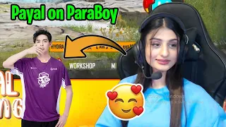 Payal on Paraboy Gameplay | Payal Reaction on Paraboy | Nova Paraboy