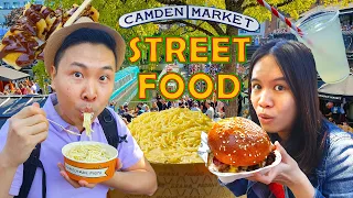 TOP STREET FOOD 🍔 in Camden Market | London Yum Yum Adventure