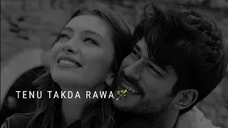 Tenu Takda Rawaan ❣️| Couple Whatsapp Status 💗| Heart Touching Lovely Status 💞