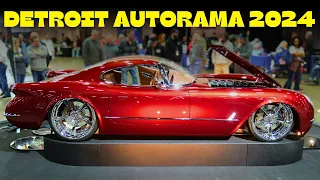 2024 DETROIT AUTORAMA // Ridler Award Great 8 - Amazing Hot Rods, Customs, Lowriders & Motorcycles