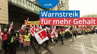 Bildungsstreik: Lehrer, Erzieher und Co. fordern mehr Gehalt | MDR THÜRINGEN JOURNAL | MDR