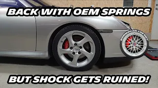 Easy way to change front springs + need new shocks on my Porsche 996 turbo