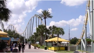 Steel Eel Off-Ride SeaWorld San Antonio HD 60fps