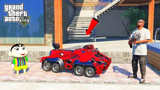 Franklin & shinchan Buy Mini RC 8x8 Monster Army Tank in GTA 5 | JNK GAMER