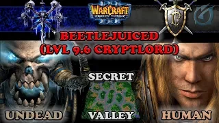 Grubby | Warcraft 3 The Frozen Throne | UD v HU - Beetle Juiced (Lvl 9.6 Cryptlord)  - Secret Valley