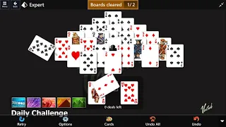 Microsoft Solitaire Collection - Pyramid [Expert] | Daily Challenge September 22nd 2021