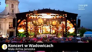 Występ Małej Armii Janosika w Wadowicach🎻🔥(wyk. "To świt, to zmrok" i "Płoną góry płoną lasy" 2023)