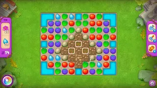 Gardenscapes level 118 - 14 Moves - No Boosters