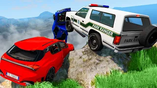 ПРЫГНУЛ ЗА ДИЗОФФОМ В ПРОПАСТЬ! | Погони в BeamNG.Drive