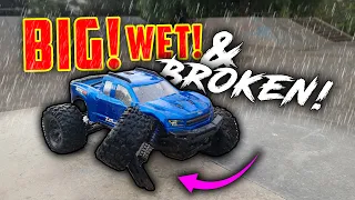 Traxxas Xmaxx Over Geared and Bashed! i broke it! Twice!