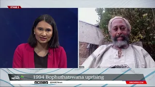 Remembering the 1994 Bophuthatswana Uprising :  Adv Sipho Mantula