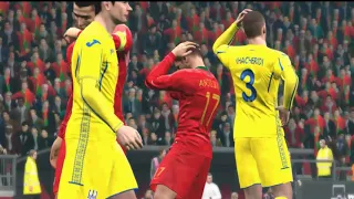 Portugal vs Ukraine 0 - 0 , deadlock, 23/03/2019 - Playstation Game