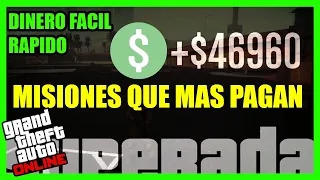 🔥NUEVO GANA MUCHO DINERO MILLONES con ESTAS MISIONES GTA 5 ONLINE 20022