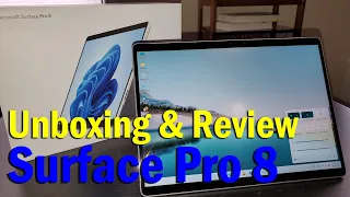 The Microsoft Surface Pro 8 Tablet | Unboxing, First Looks, & Review