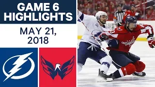 NHL Highlights | Lightning vs. Capitals, Game 6 - May 21, 2018