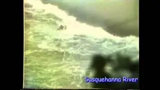 Binghamton New York Susquehanna River Dam Rescue Attempt Sept 1975