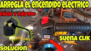 POR QUE MI MOTO NO DA CON EL ENCENDIDO ELÉCTRICO/SUENA CLIK (FALLAS Y SOLUCIONES)