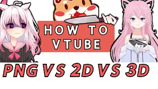 How to be a Virtual Youtuber || PNG, 2D, or 3D Avatar? [ Quick Vtuber Guide ]