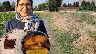 Easy and Delicious Zucchini Stew Recipe: Cooking in a Village Style! | IRAN Village Life